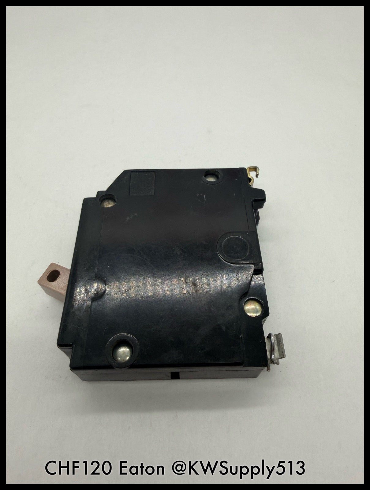 CHF120~Eaton CHF120 20A Plug On 1-Pole Circuit Breaker-Used