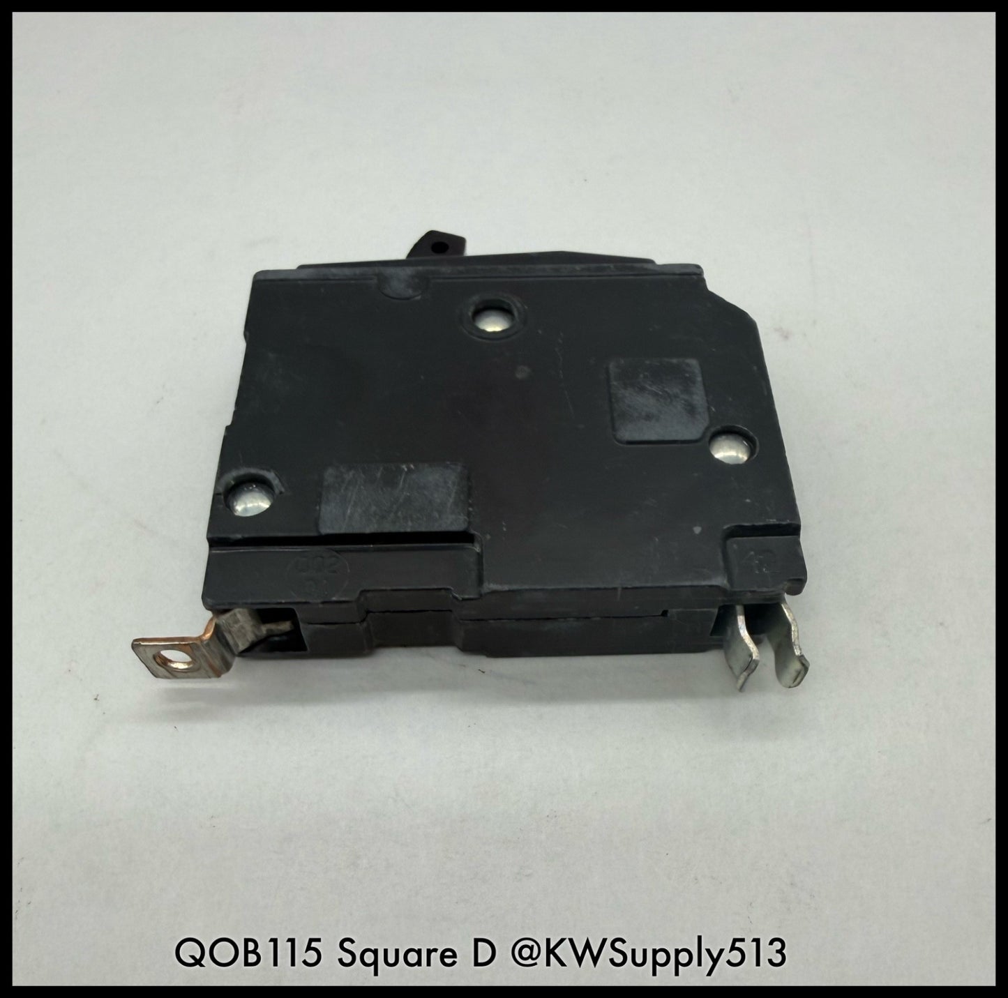 QOB115~Square D QOB115 15A 120VAC 1P 10KA TM LI Mini Circuit Breaker-Used