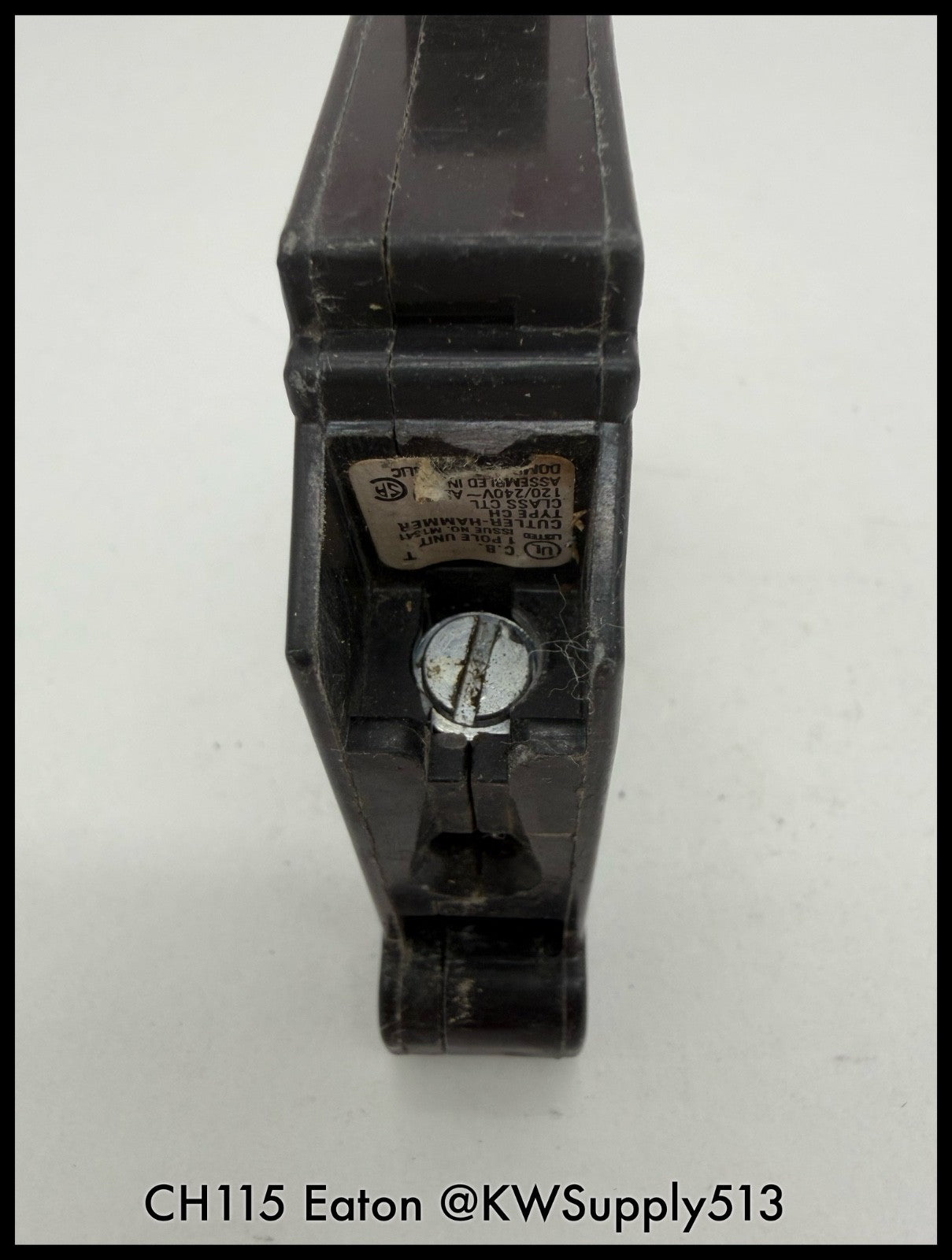 CH115~Eaton CH115 15A 120V 1P 10KA Mini Circuit Breaker-Used