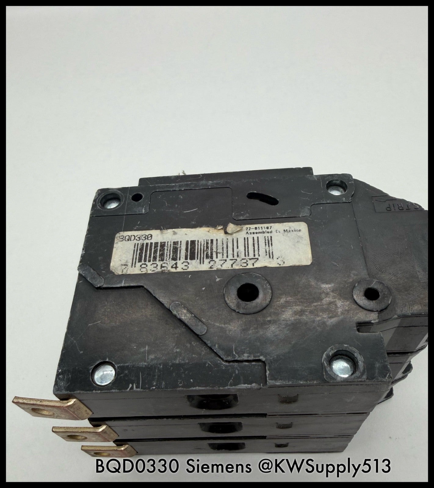 BQD0330~Siemens BQD0330 30A 3P 3PH 480V 14KA Circuit Breaker-Used