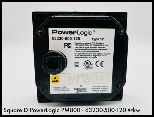 PM800 PowerLogic Display-63230-500-120