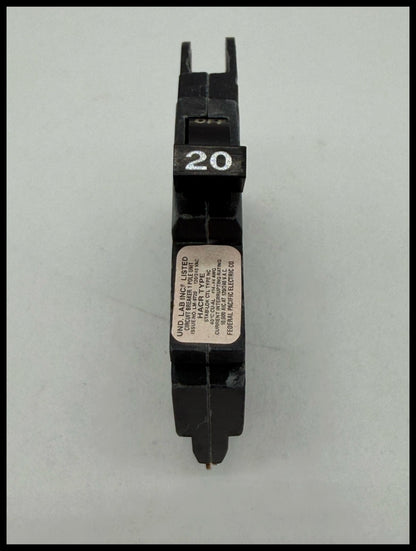 NC020~FPE NC020 20A 1P 120V Circuit Breaker-Used